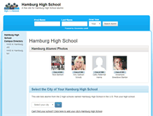 Tablet Screenshot of hamburghighschool.net